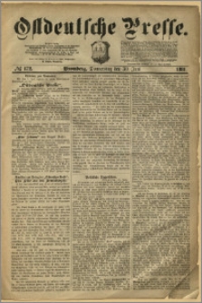 Ostdeutsche Presse. J. 5, 1881, nr 172
