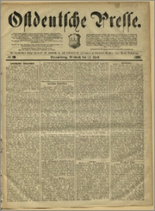 Ostdeutsche Presse. J. 6, 1882, nr 98