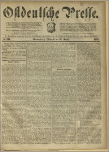 Ostdeutsche Presse. J. 6, 1882, nr 234