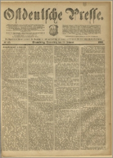 Ostdeutsche Presse. J. 7, 1883, nr 45