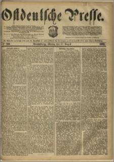 Ostdeutsche Presse. J. 7, 1883, nr 210