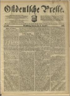 Ostdeutsche Presse. J. 7, 1883, nr 319