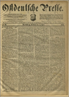 Ostdeutsche Presse. J. 8, 1884, nr 79