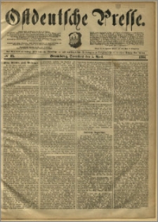 Ostdeutsche Presse. J. 8, 1884, nr 82