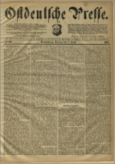 Ostdeutsche Presse. J. 8, 1884, nr 83