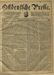 Ostdeutsche Presse. J. 8, 1884, nr 85