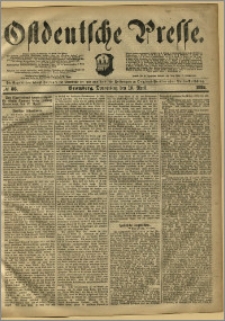 Ostdeutsche Presse. J. 8, 1884, nr 86
