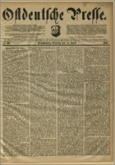 Ostdeutsche Presse. J. 8, 1884, nr 88