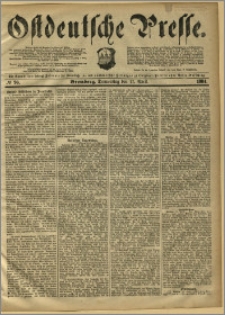Ostdeutsche Presse. J. 8, 1884, nr 90