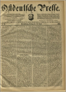 Ostdeutsche Presse. J. 8, 1884, nr 91