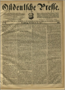Ostdeutsche Presse. J. 8, 1884, nr 95