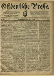 Ostdeutsche Presse. J. 8, 1884, nr 121