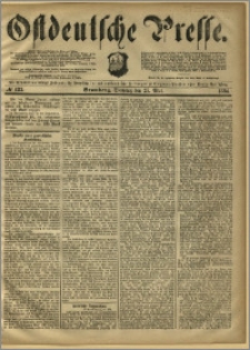 Ostdeutsche Presse. J. 8, 1884, nr 122