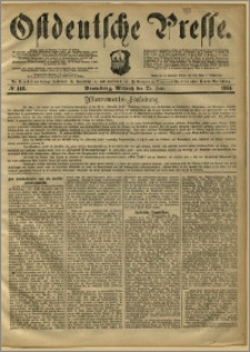 Ostdeutsche Presse. J. 8, 1884, nr 146
