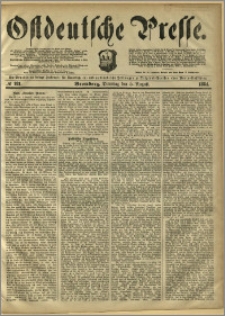 Ostdeutsche Presse. J. 8, 1884, nr 181