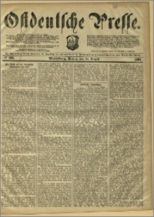 Ostdeutsche Presse. J. 8, 1884, nr 192