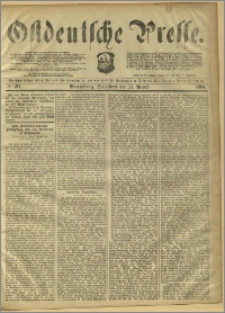 Ostdeutsche Presse. J. 8, 1884, nr 197