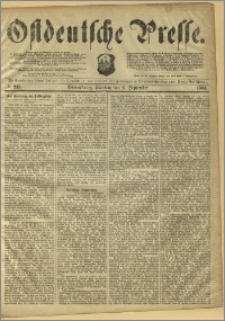 Ostdeutsche Presse. J. 8, 1884, nr 211