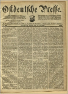 Ostdeutsche Presse. J. 8, 1884, nr 216