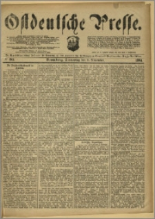Ostdeutsche Presse. J. 8, 1884, nr 261
