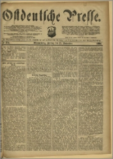 Ostdeutsche Presse. J. 8, 1884, nr 274