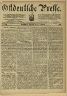 Ostdeutsche Presse. J. 8, 1884, nr 296