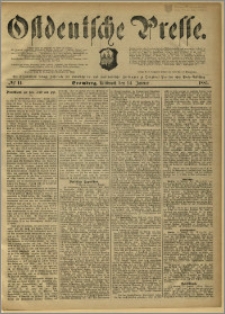 Ostdeutsche Presse. J. 9, 1885, nr 11