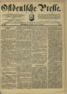 Ostdeutsche Presse. J. 9, 1885, nr 34