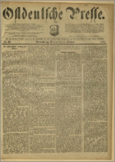 Ostdeutsche Presse. J. 9, 1885, nr 39