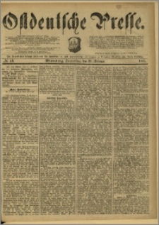 Ostdeutsche Presse. J. 9, 1885, nr 48