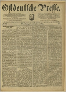 Ostdeutsche Presse. J. 9, 1885, nr 54