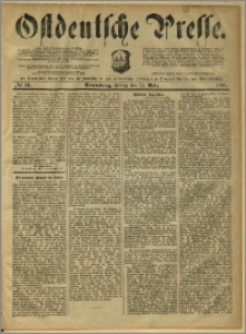 Ostdeutsche Presse. J. 9, 1885, nr 73