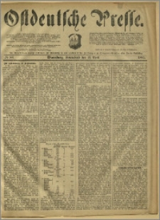 Ostdeutsche Presse. J. 9, 1885, nr 84