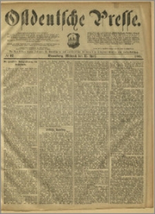 Ostdeutsche Presse. J. 9, 1885, nr 87