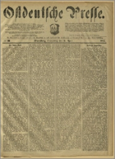 Ostdeutsche Presse. J. 9, 1885, nr 88