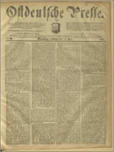 Ostdeutsche Presse. J. 9, 1885, nr 93