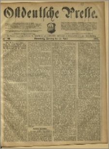 Ostdeutsche Presse. J. 9, 1885, nr 98