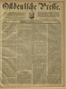 Ostdeutsche Presse. J. 9, 1885, nr 99