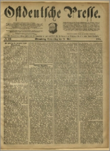 Ostdeutsche Presse. J. 9, 1885, nr 116