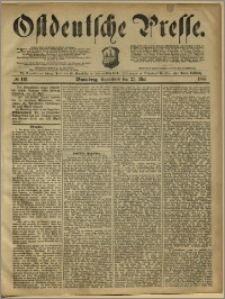 Ostdeutsche Presse. J. 9, 1885, nr 118