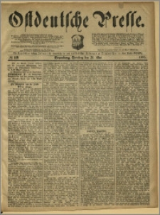Ostdeutsche Presse. J. 9, 1885, nr 119