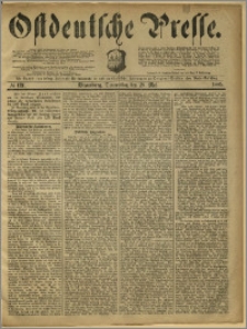 Ostdeutsche Presse. J. 9, 1885, nr 121