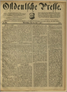 Ostdeutsche Presse. J. 9, 1885, nr 124
