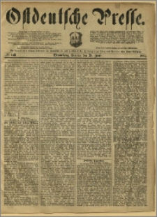 Ostdeutsche Presse. J. 9, 1885, nr 148