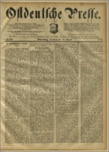 Ostdeutsche Presse. J. 9, 1885, nr 191