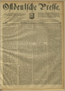 Ostdeutsche Presse. J. 9, 1885, nr 207
