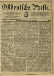 Ostdeutsche Presse. J. 9, 1885, nr 211