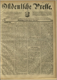Ostdeutsche Presse. J. 9, 1885, nr 215