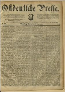 Ostdeutsche Presse. J. 9, 1885, nr 220