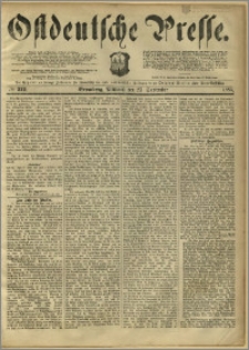 Ostdeutsche Presse. J. 9, 1885, nr 222
